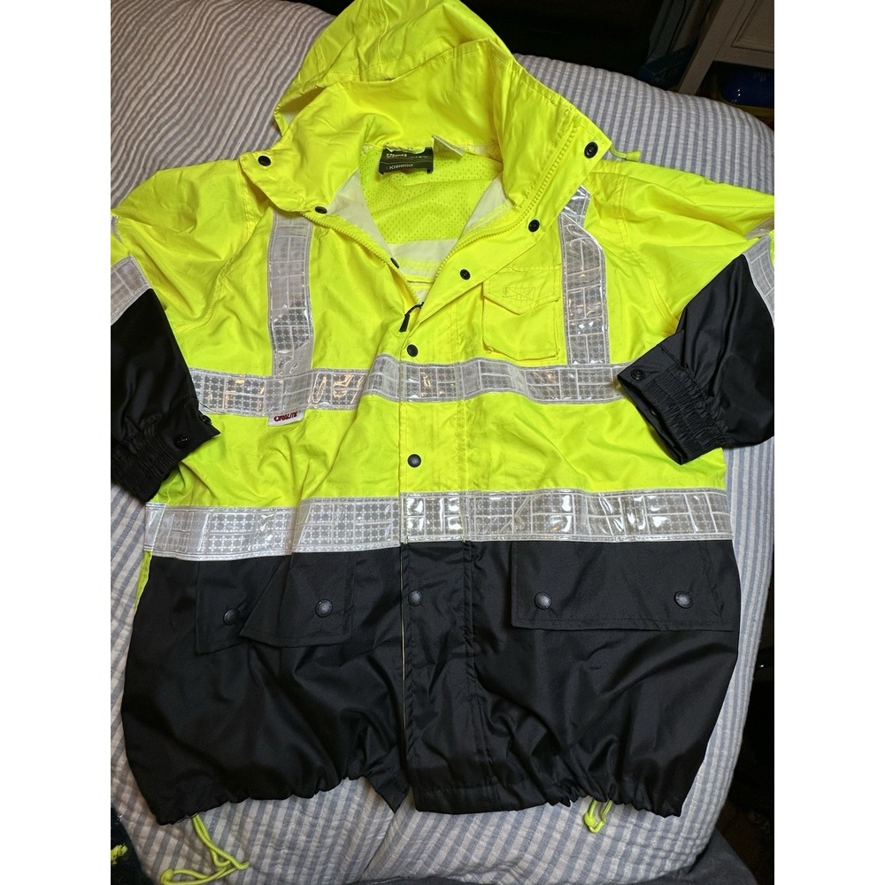 Safety Visibility Rain Suit‎ Jacket & Pants Luminator S/M Yellow